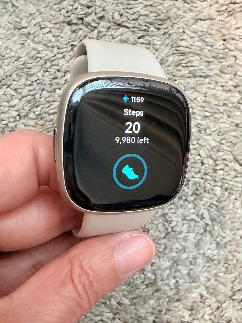 Fitbit Sense 2 Gold Case Smartwatch with 4 Bands with Box - Picture 2 of 14